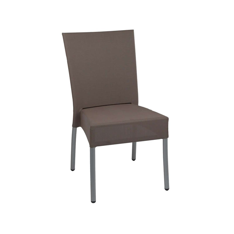 Duce Outdoor Dining Chair-France & Son-FCC1801TAUPE-Outdoor Dining Chairs-1-France and Son