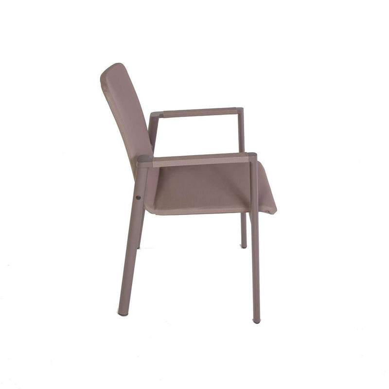 Slano Outdoor Dining Arm Chair-France & Son-FCC4104TAUPE-Outdoor Dining Chairs-3-France and Son