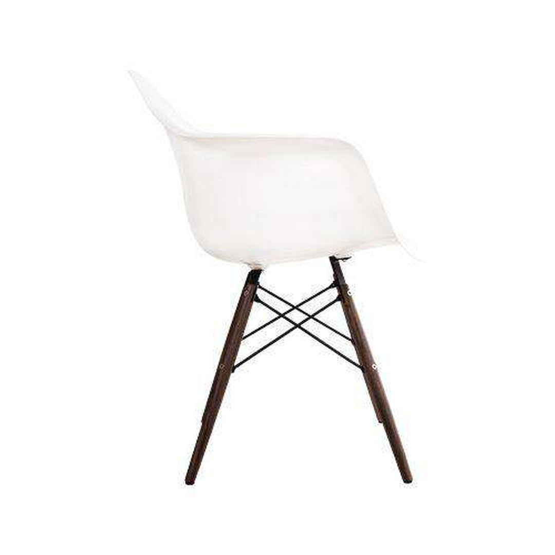 Fiberglass Eiffel Armchair - Ivory-France & Son-FEC1916WIVORY-Dining Chairs-4-France and Son