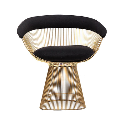 Platner Dining Chair - White Metal-France & Son-FHC5788FBLK-Dining ChairsPolished Gold-8-France and Son