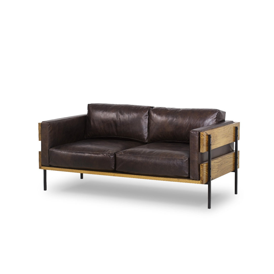 Carson Loveseat by Thomas Bina-Sonder-FIC1803BBRN-SofasEspresso Leather-1-France and Son