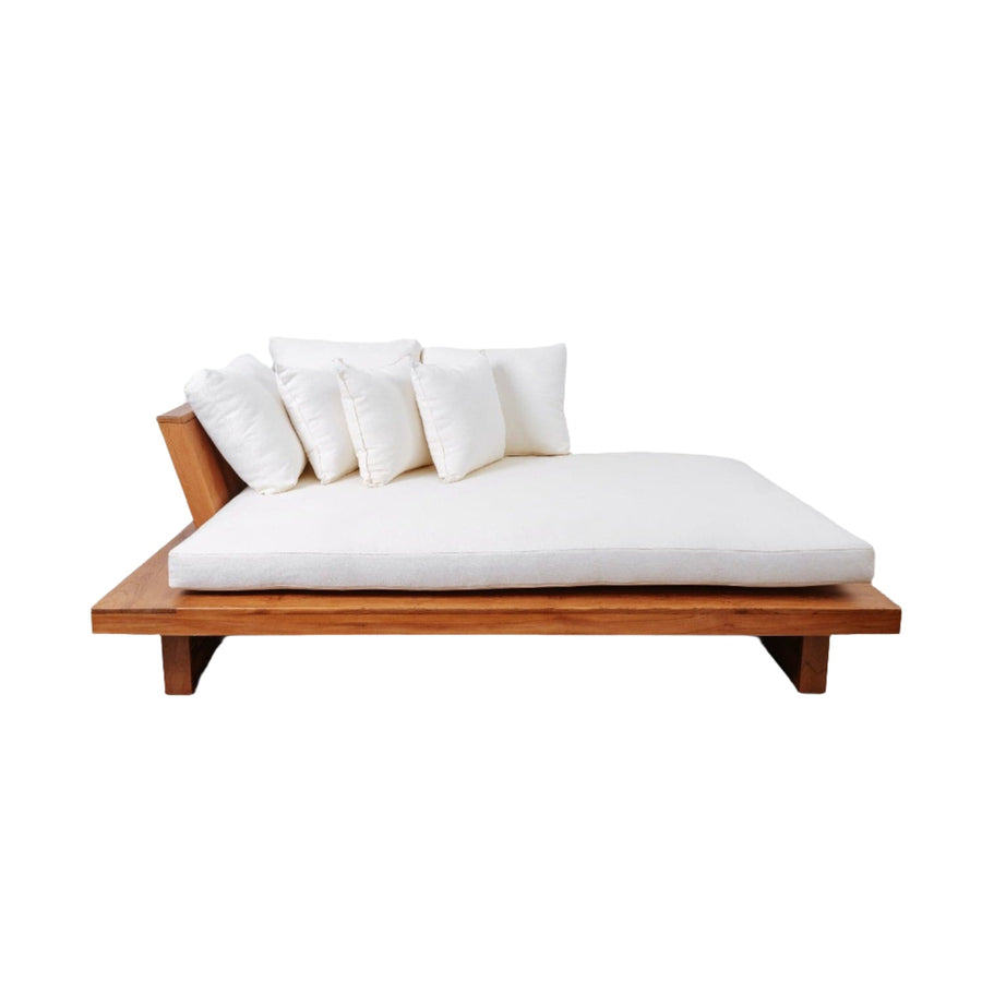 Zen Teak Platform Daybed-France & Son-FL1005-Outdoor Daybeds-1-France and Son