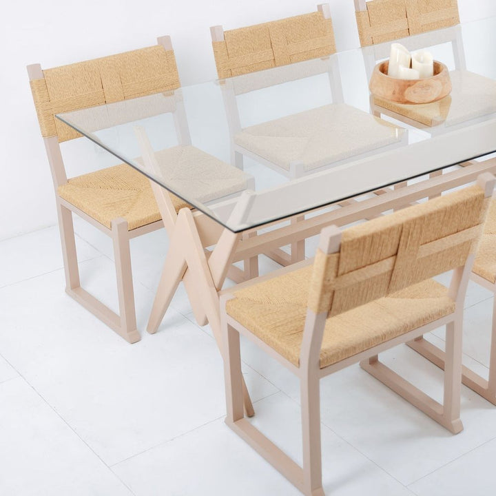 Curran Dining Chair - Ivory-France & Son-FL1013NEW-Dining Chairs-2-France and Son