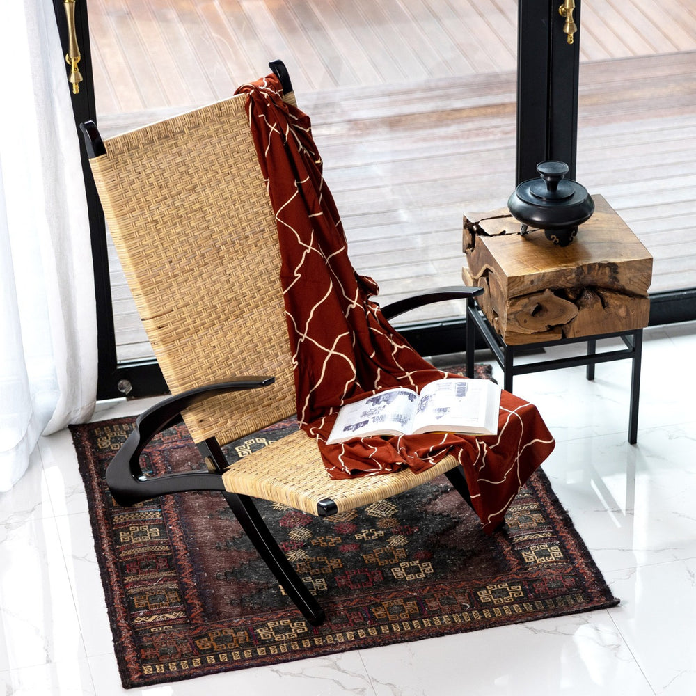 Hans Dolphin Lounge Chair-France & Son-FL1037NTRL-Lounge ChairsBrown-7-France and Son