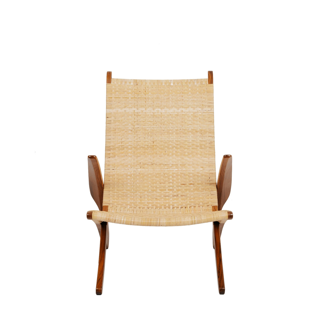 Hans Dolphin Lounge Chair-France & Son-FL1037NTRL-Lounge ChairsBrown-5-France and Son
