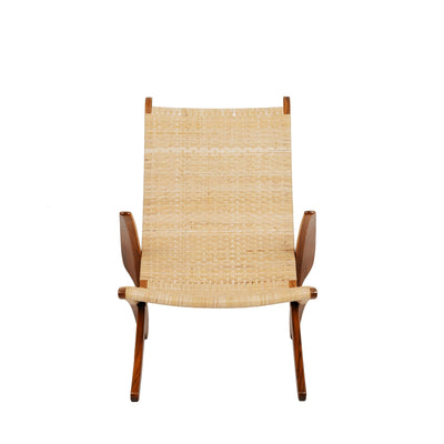 Hans Dolphin Lounge Chair-France & Son-FL1037NTRL-Lounge ChairsBrown-5-France and Son