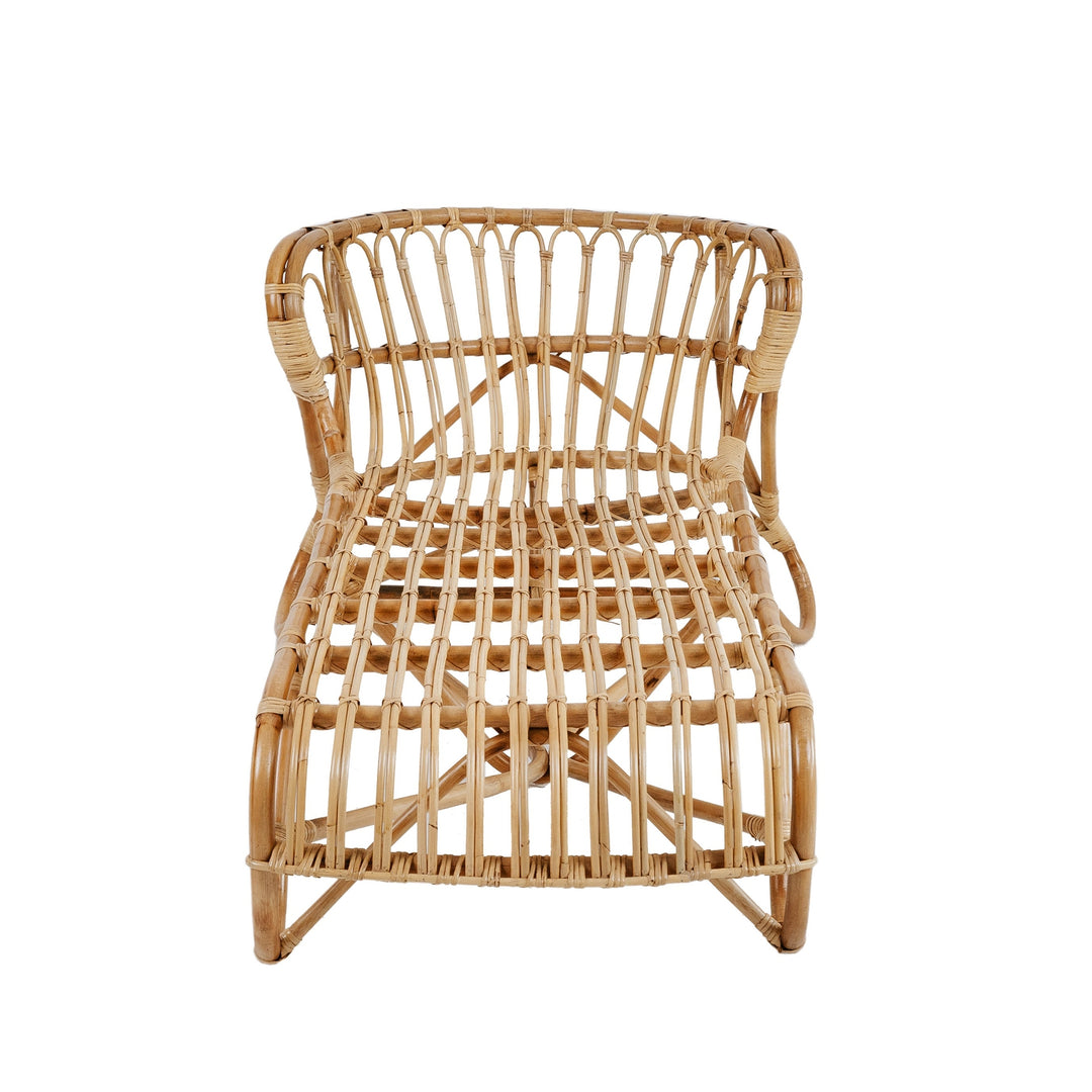 Viggo Foxy Rattan Chaise Lounge-France & Son-FL1041-Chaise Lounges-5-France and Son