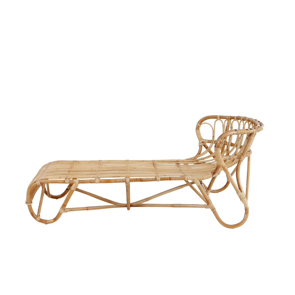 Viggo Foxy Rattan Chaise Lounge-France & Son-FL1041-Chaise Lounges-2-France and Son