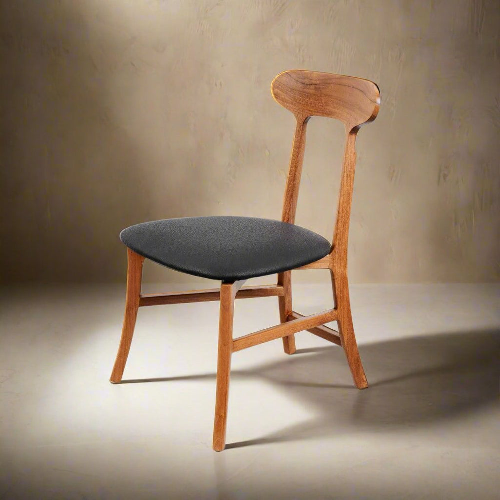 Kringle Teak Dining Side Chair-France & Son-FL1044TEAK-Dining Chairs-2-France and Son