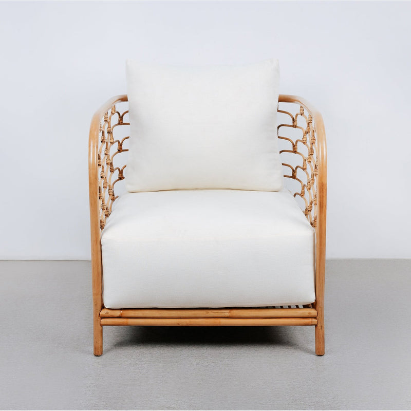 Bahama Lounge Chair-France & Son-FL1079IVORY-Lounge Chairs-2-France and Son