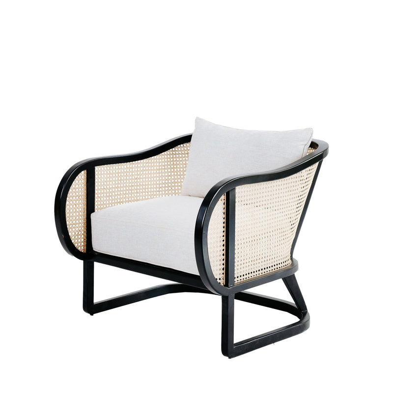 Harlow Lounge Chair-France & Son-FL1080BLK-Lounge ChairsBlack-1-France and Son