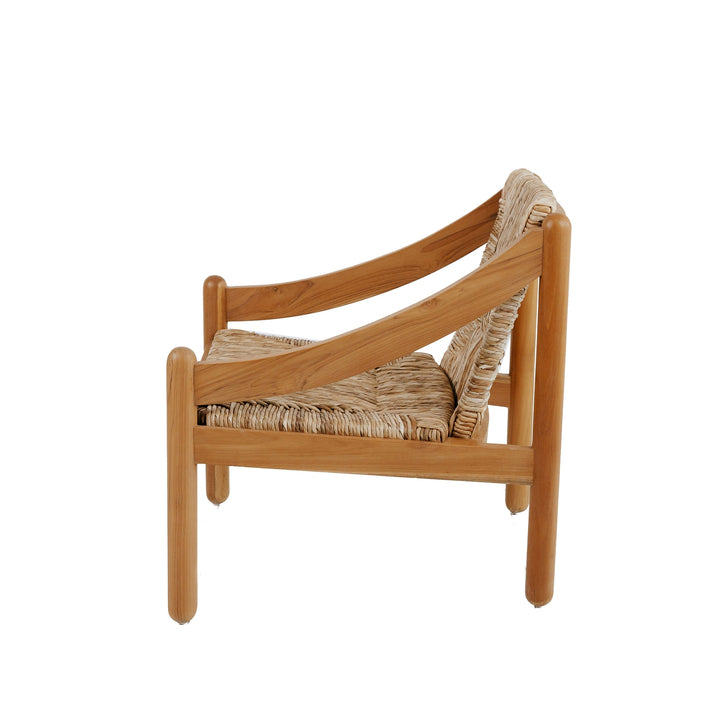 Magistretti Woven Lounge Chair-France & Son-FL1086NTRL-Lounge ChairsNatural-3-France and Son
