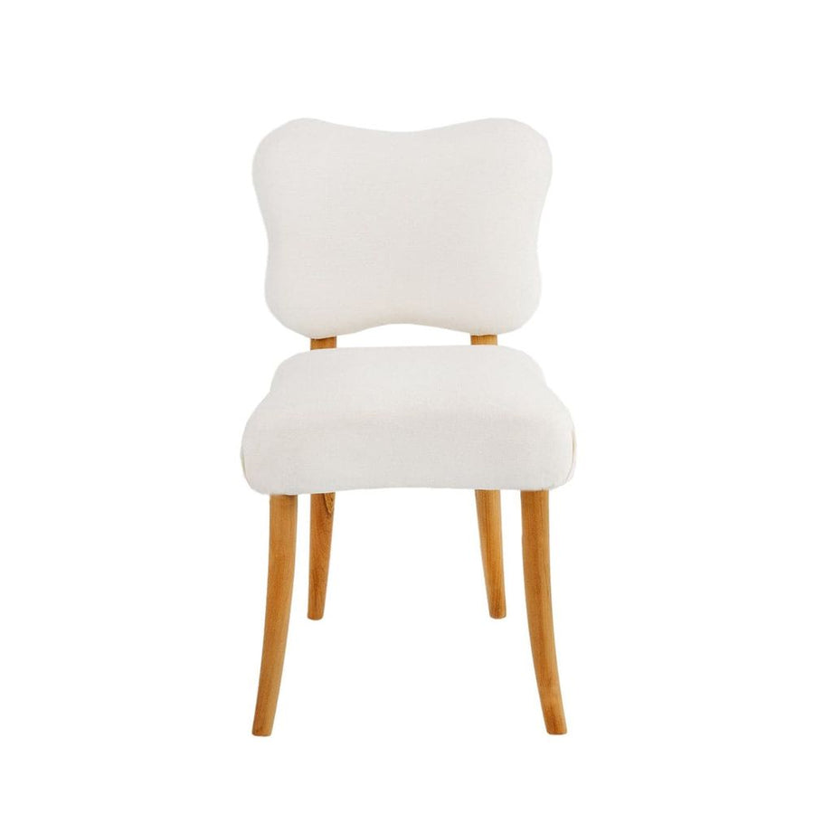 Royere Dining Chair-France & Son-FL1088IVORY-Dining Chairs-1-France and Son