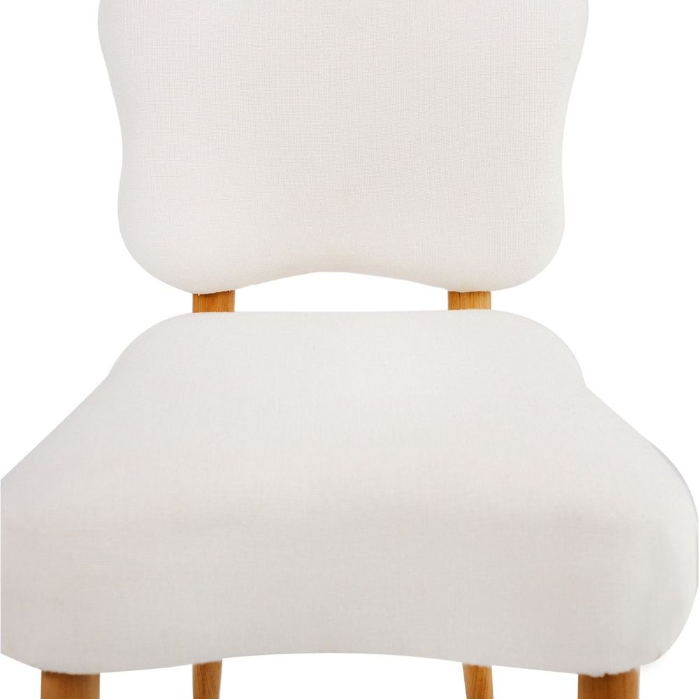 Royere Dining Chair-France & Son-FL1088IVORY-Dining Chairs-4-France and Son