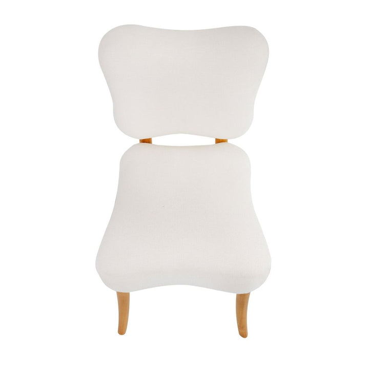 Royere Dining Chair-France & Son-FL1088IVORY-Dining Chairs-6-France and Son