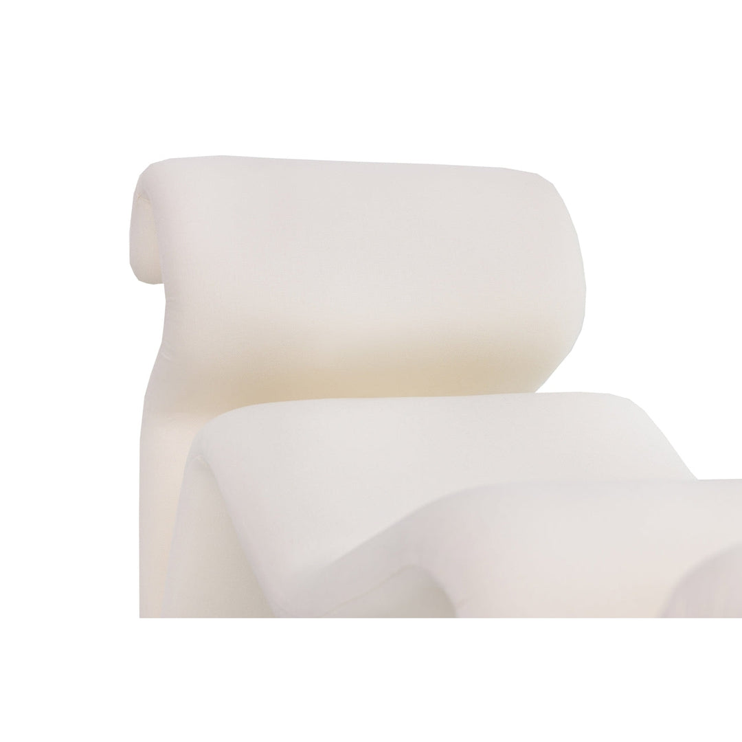 Figure Lounge Chair + Ottoman-France & Son-FL1090IVORY-FL1190IVORY-Lounge Chairs-4-France and Son