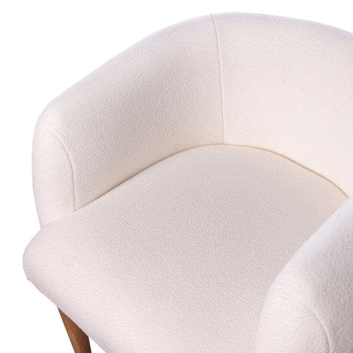 Royere Polar Bear Dining Chair-France & Son-FL1098IVORY-Dining Chairs-7-France and Son