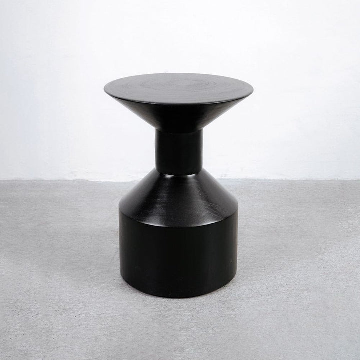 Parsa Side Table-France & Son-FL1132BLK-Side Tables-1-France and Son