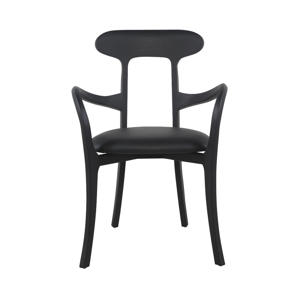 Teak Kringle Dining Chair-France & Son-FL1314BLK-Dining Chairs-1-France and Son