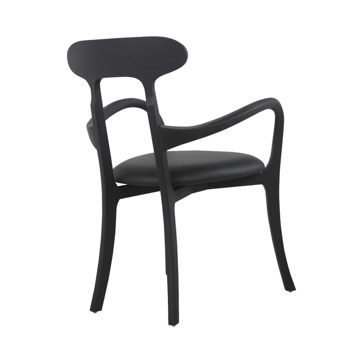 Teak Kringle Dining Chair-France & Son-FL1314BLK-Dining Chairs-3-France and Son