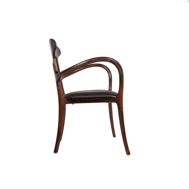 Kringle Dining Arm Chair - Rosewood-France & Son-FL1314-Dining Chairs-3-France and Son