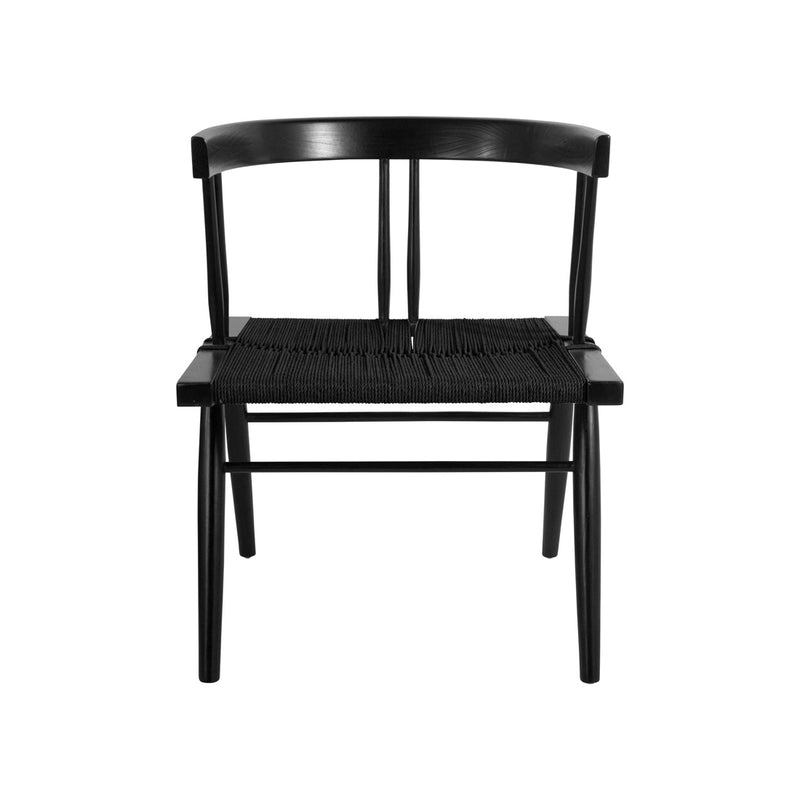 Mid Century Naka Teak Chair-France & Son-FL1321BLK-Dining ChairsSingle-Black-10-France and Son