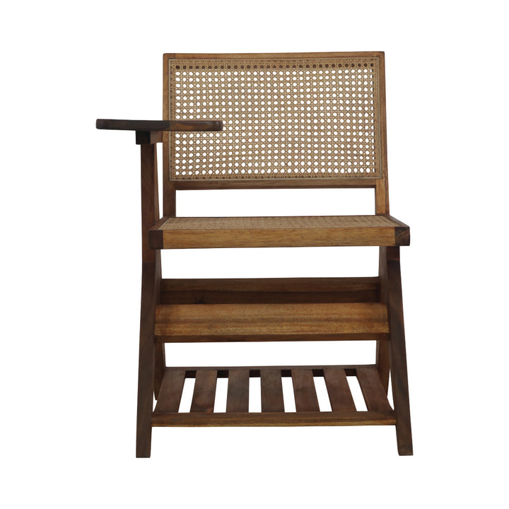 Mid Century Jeanneret School House Chair-France & Son-FL1328NTRL-Task Chairs-3-France and Son