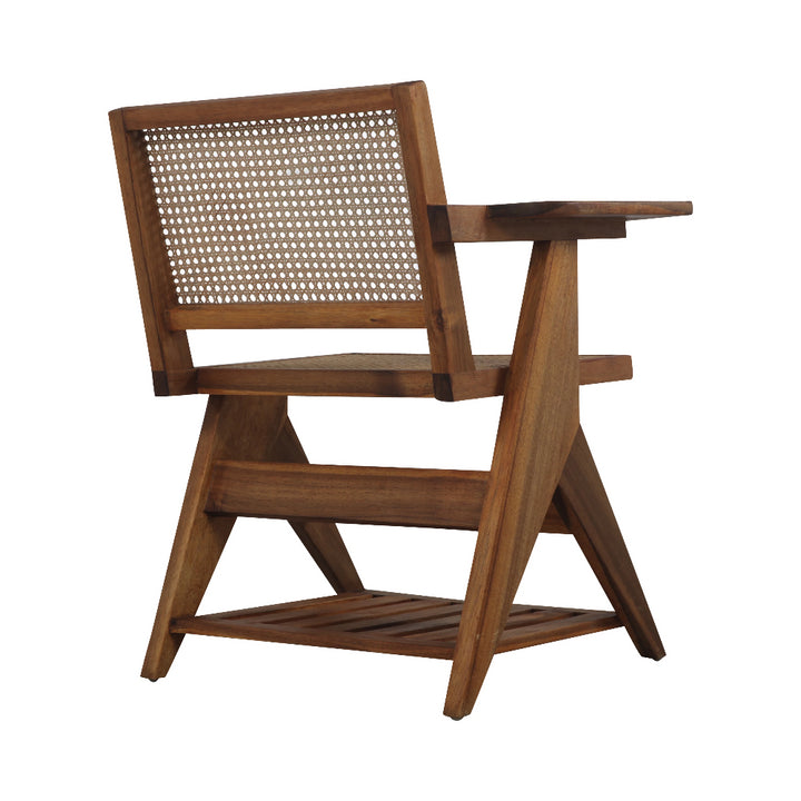 Mid Century Jeanneret School House Chair-France & Son-FL1328NTRL-Task Chairs-6-France and Son
