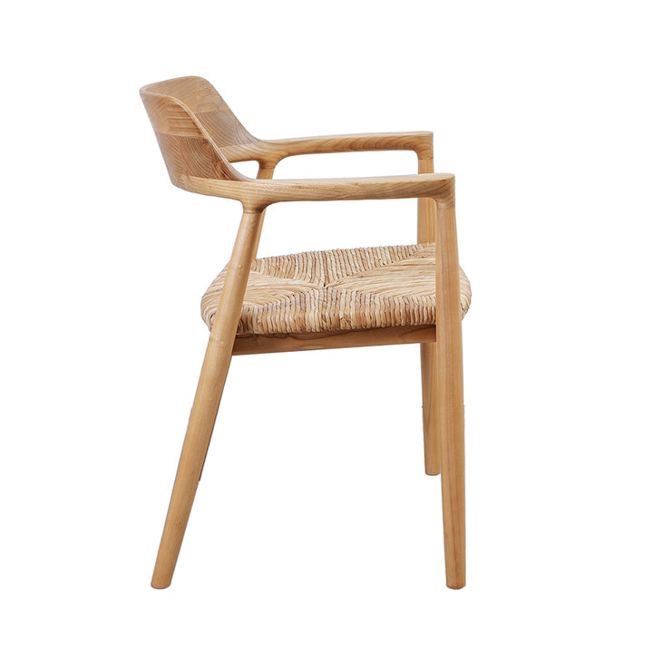 Perriand Teak Outdoor Dining Chair-France & Son-FL1351-Dining Chairs-5-France and Son