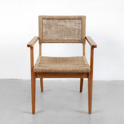 Scholz Woven Dining Chair-France & Son-FL1378-Dining Chairs-3-France and Son