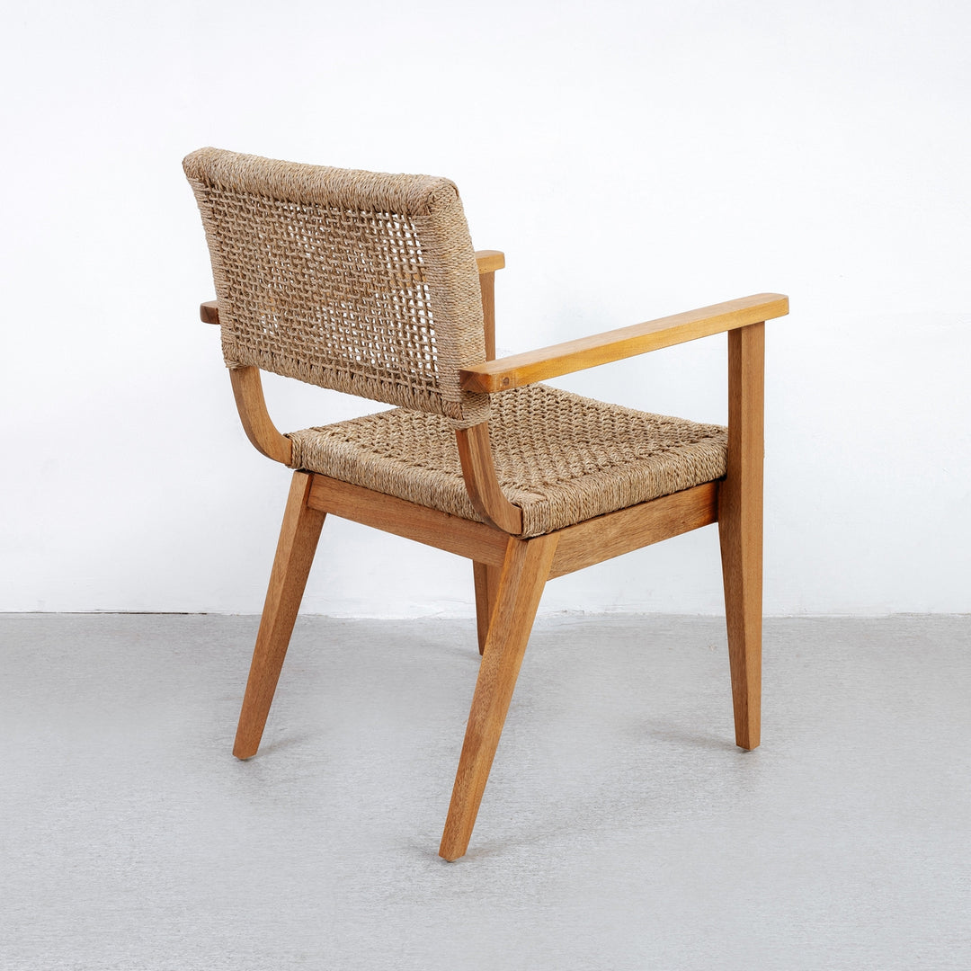 Scholz Woven Dining Chair-France & Son-FL1378-Dining Chairs-2-France and Son