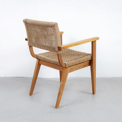 Scholz Woven Dining Chair-France & Son-FL1378-Dining Chairs-2-France and Son