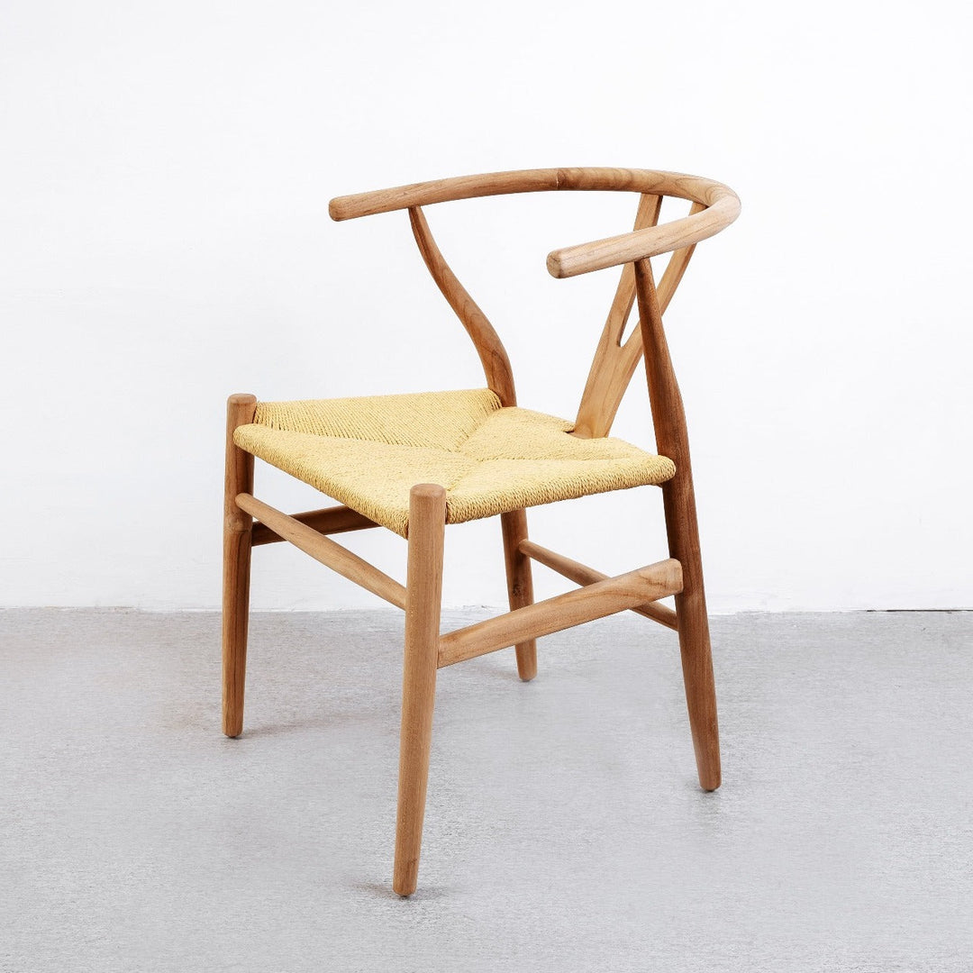 Wishbone Chair-France & Son-FL1380NTRL-Dining ChairsNatural Teak-1-France and Son