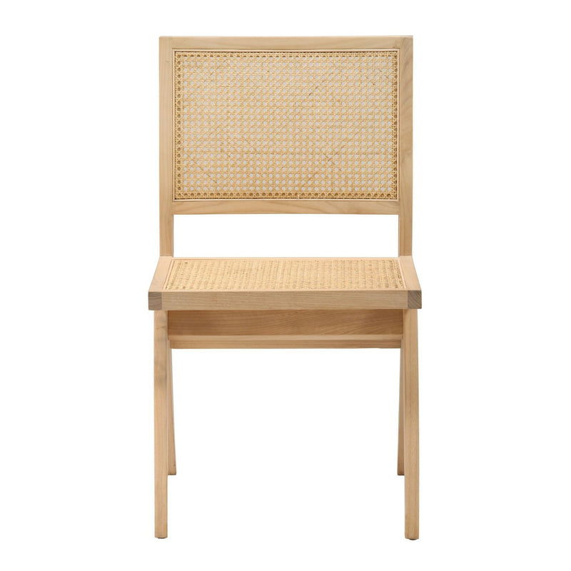 Jeanneret Side Chair Type 1-France & Son-FL1398NTRL-Dining ChairsNatural Teak-Single-4-France and Son