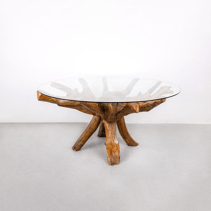 Ibori Organic Teak Root Dining Table-France & Son-FL1471-Dining Tables-1-France and Son