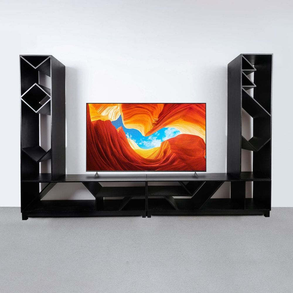 Bonucci Modular Media Storage System-France & Son-FL1515BLK-4-Media Storage / TV StandsBottom Right Module-2-France and Son