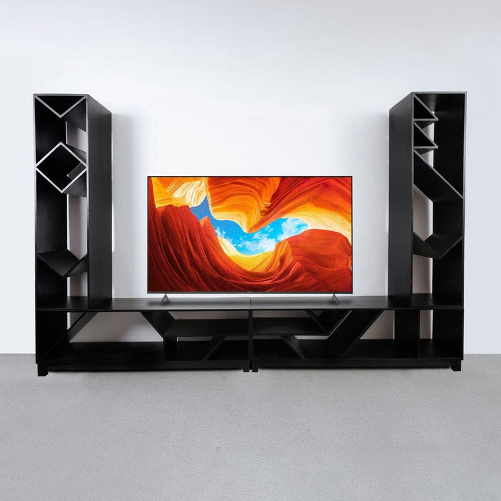 Bonucci Modular Media Storage System-France & Son-FL1515BLK-4-Media Storage / TV StandsBottom Right Module-2-France and Son
