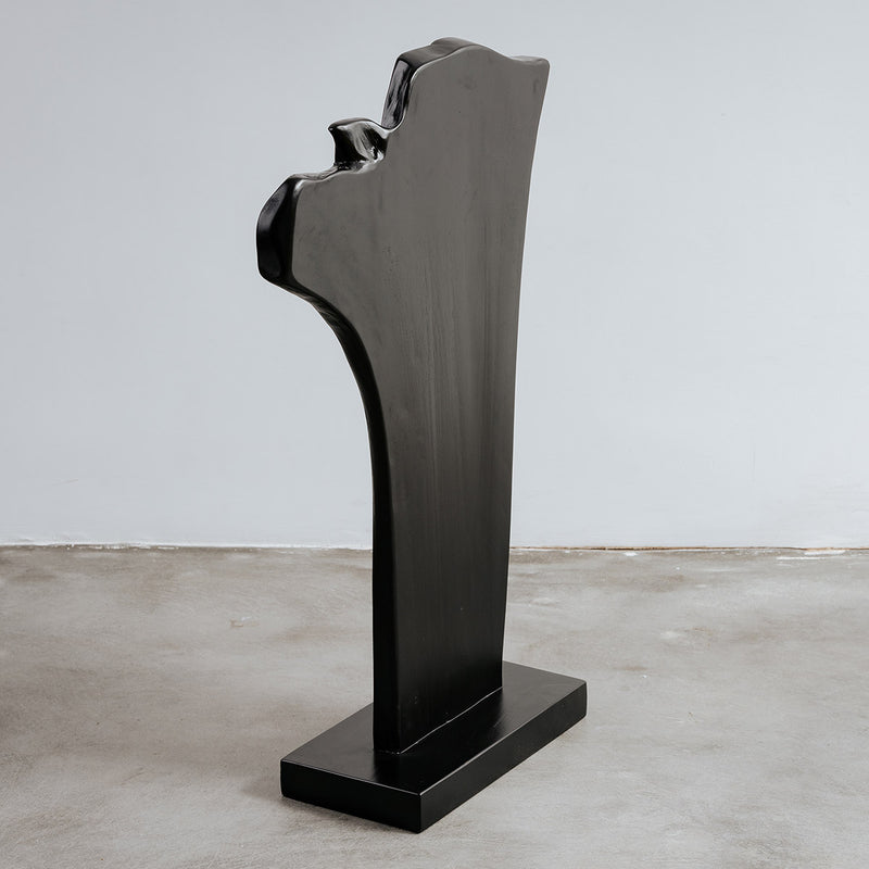Aguilar Black Teak Sculpture-France & Son-FL2001BLK-Decorative Objects-3-France and Son