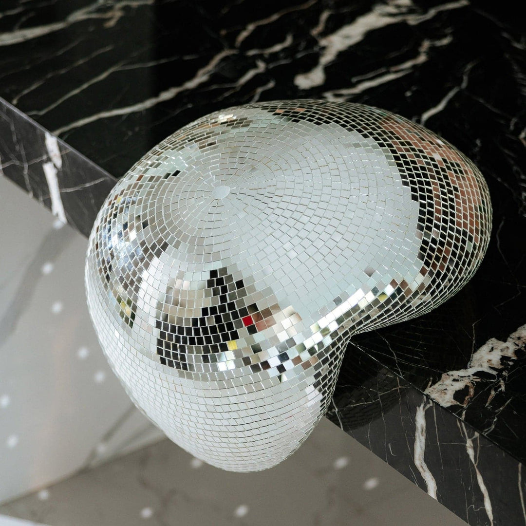 Melting Disco Ball Sculpture - Small