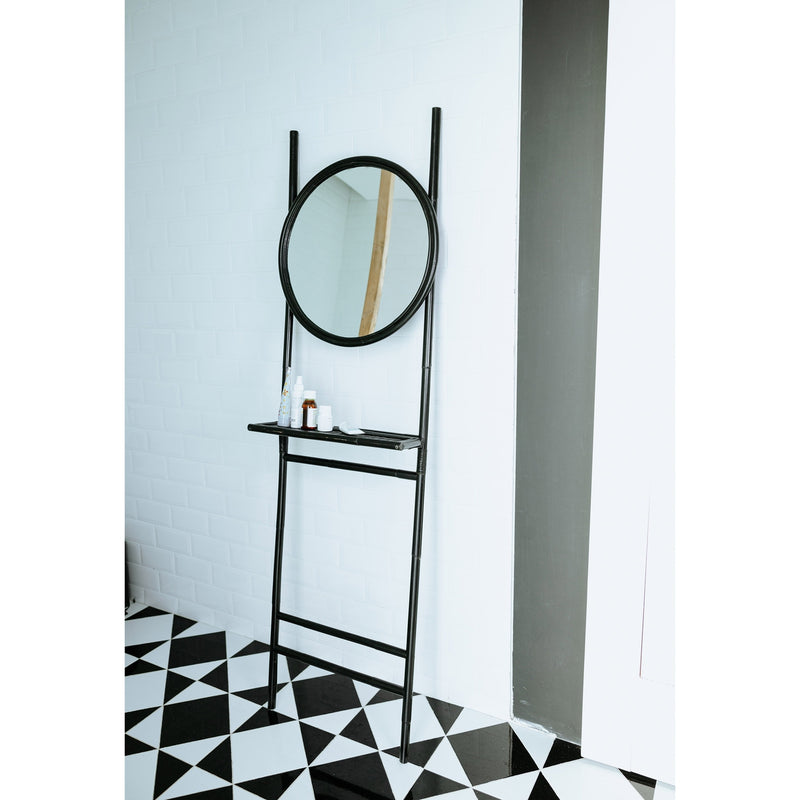 Aleida Standing Entry Mirror with Shelf-France & Son-FL9052-Mirrors-2-France and Son