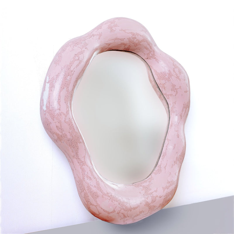 Joleen Wall Mirror-France & Son-FL9058PINK-Mirrors-2-France and Son
