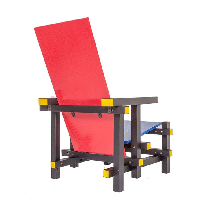 Rietveld Red and Blue Chair-France & Son-FLT1002COLOR-Lounge Chairs-2-France and Son