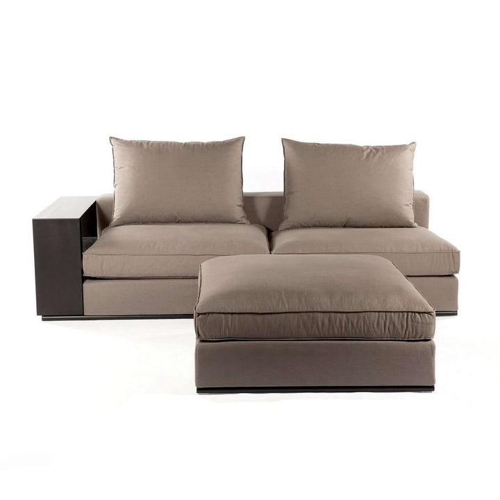 Evonna Sectional Sofa and Ottoman-France & Son-FQS002GREY-Sectionals-2-France and Son