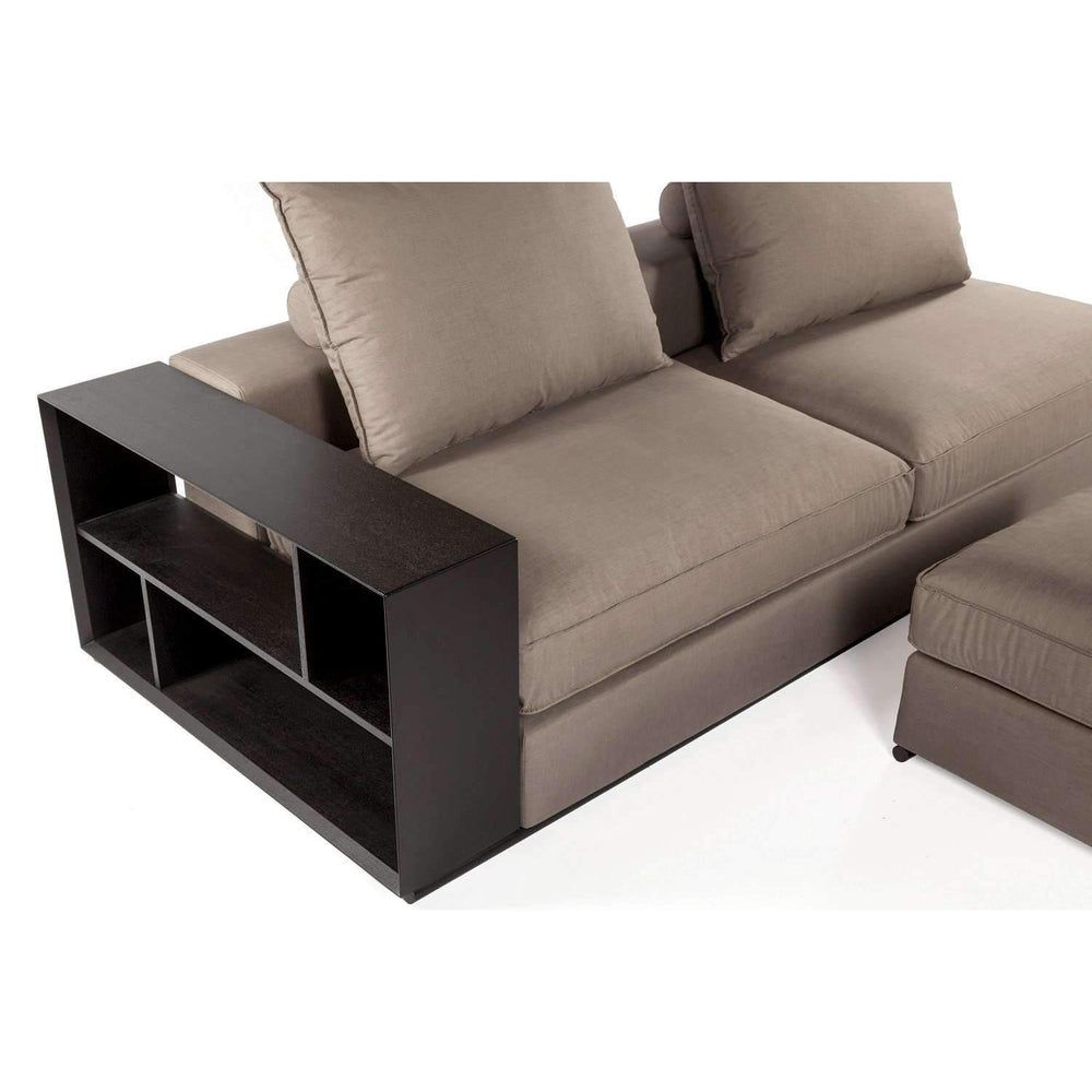 Evonna Sectional Sofa and Ottoman-France & Son-FQS002GREY-Sectionals-4-France and Son