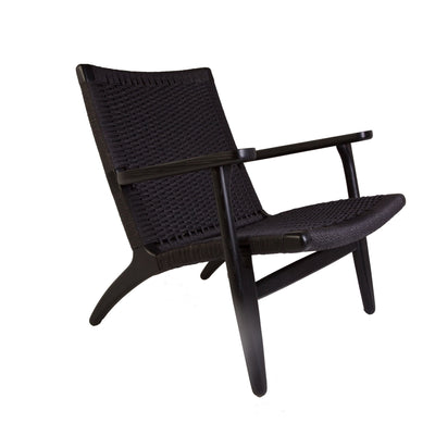Wegner CH25 Lounge Chair-France & Son-FRC086WALNUT-Lounge ChairsBrown-Single-14-France and Son