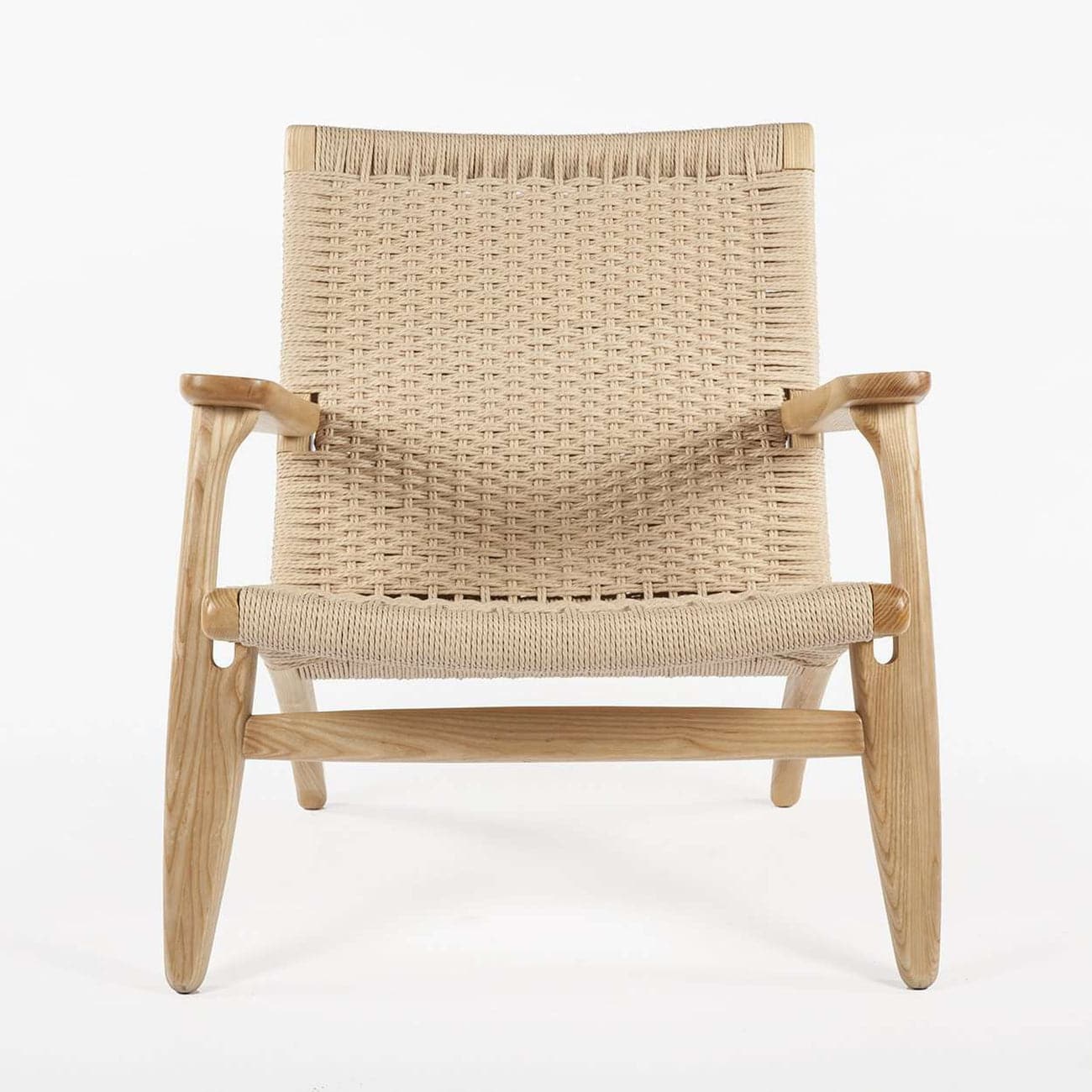 Mid-Century Modern Hans Wegner Reproduction CH25 Lounge Chair 