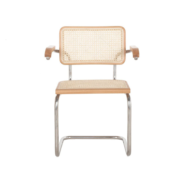 Italian Cesca Armchairs-France & Son-FSC119NTRL-Dining ChairsSingle-Natural-6-France and Son