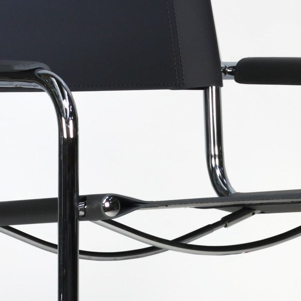 Mart Stam Cantilever Armchair France & Son FSC121BLK Dining Chairs
