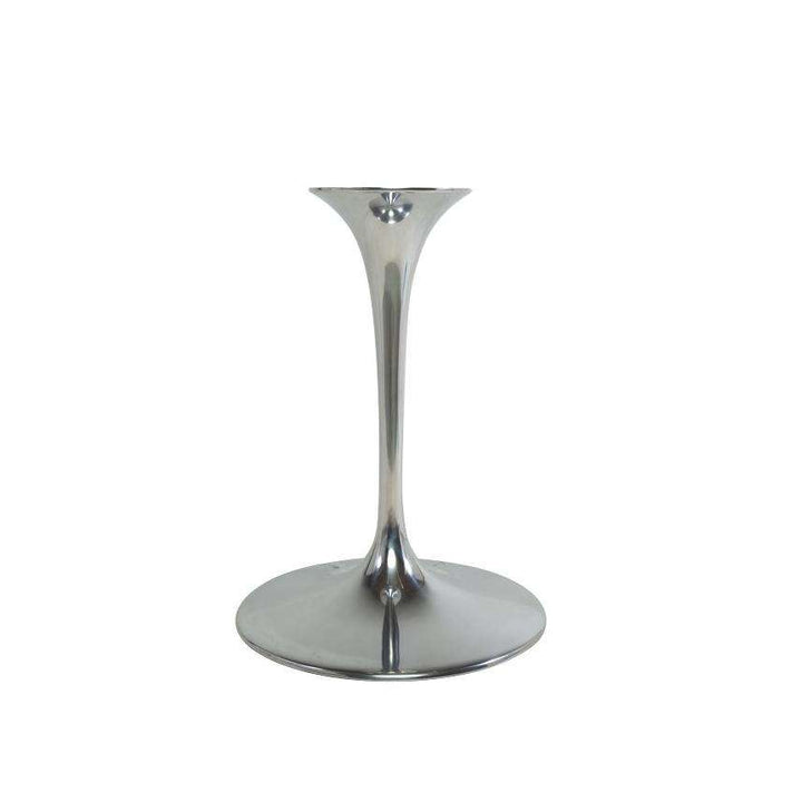 Cast Metal Tulip Table Base-France & Son-FST515ALUBASE-Dining TablesRound - Made in Italy-Chrome-1-France and Son