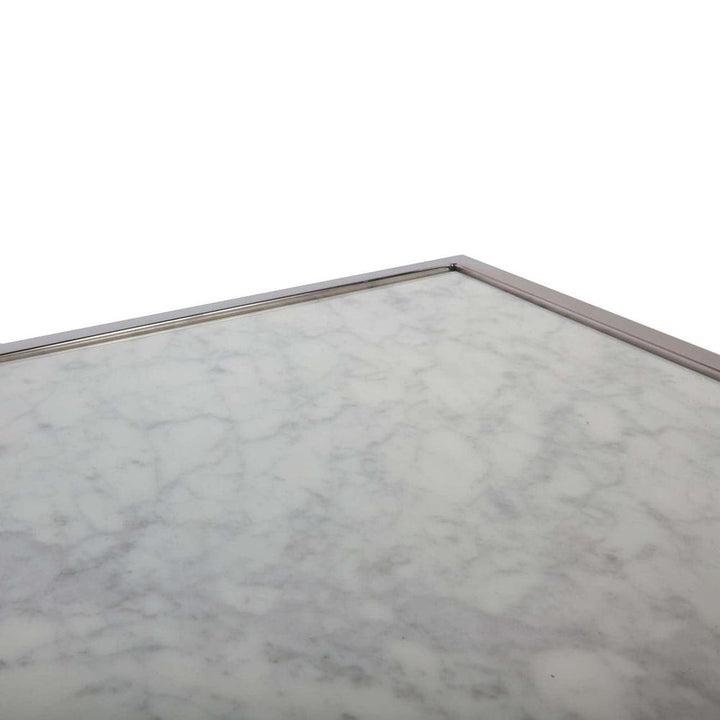 Coffee Tables Tynd Carrara Marble Coffee Table